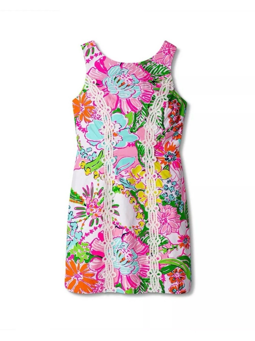 Lilly Pulitzer Women’s 12 Target Nosey Posey Mini Dress Floral Pink Blue